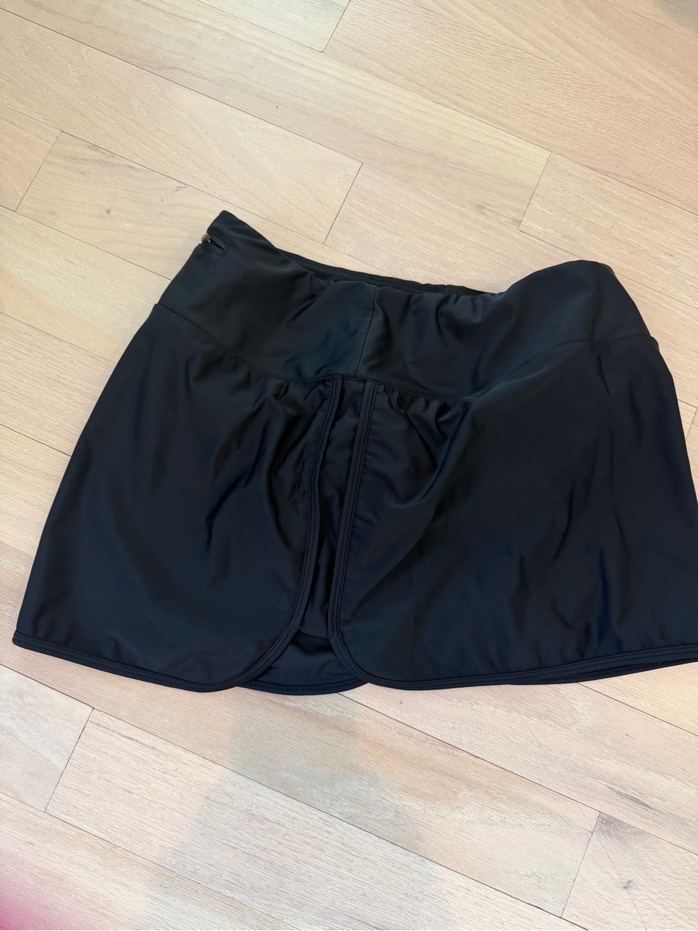 Women's Black Active Skort with Built-In Shorts